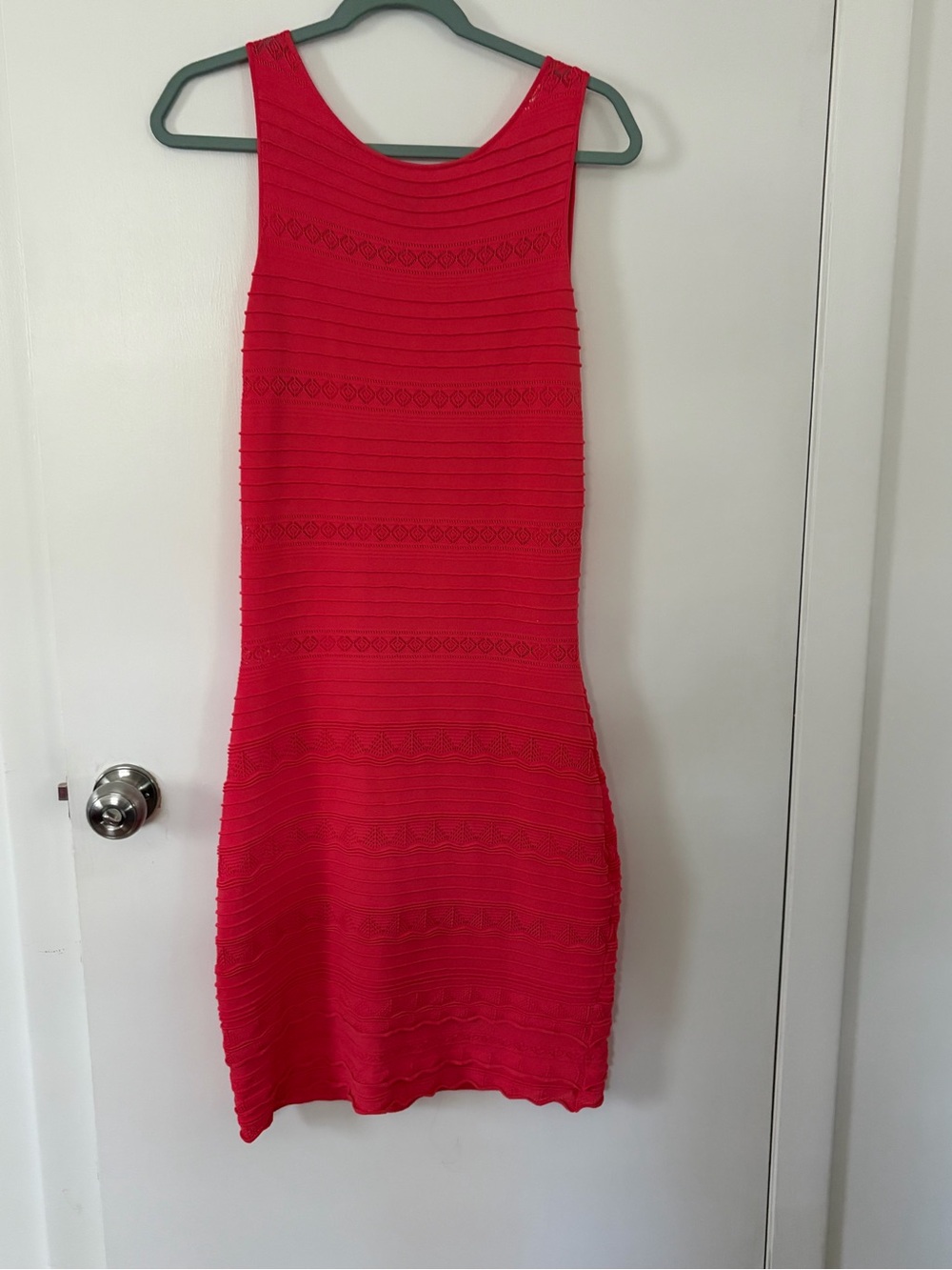 Ralph Lauren Pink Sleeveless Knit Sheath Dress
